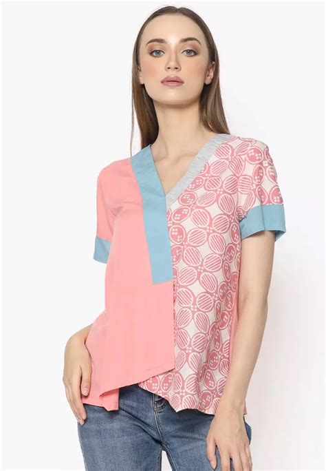 Jual Bhatara Batik Arlene Blouse Original Zalora Indonesia