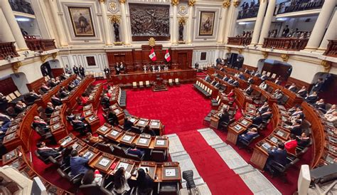 Pleno Del Congreso Sesionará Este Viernes 11 De Agosto Para Aprobar El