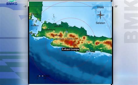 Berkekuatan M4 2 Bandung Jawa Barat Diguncang Gempabumi Sukabumi Update