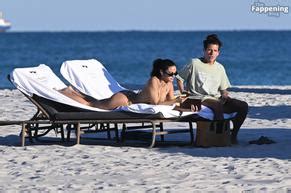 Camila Mendes Stuns In Miami Beach In A Sexy Bikini Shoot Aznude