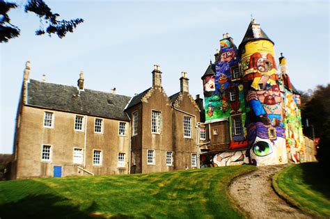 Kelburn Castle is a visitor site near Largs on the west coast of Scotland.