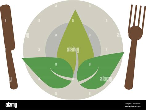 Healthy food symbol Stock Vector Image & Art - Alamy