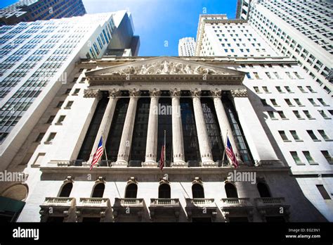 york stock exchange  manhattan finance district stock photo alamy