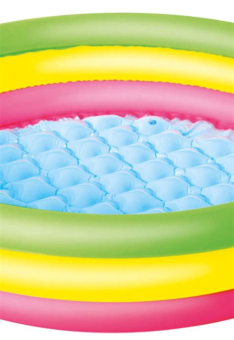 Piscina Infl Vel An Is Coloridos L Amarelo Compre Agora Dafiti