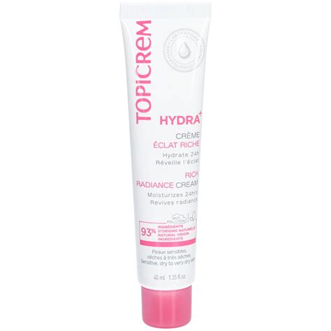 Topicrem Hydra Crème Hydratante Éclat Riche 40 Ml Redcare Pharmacie