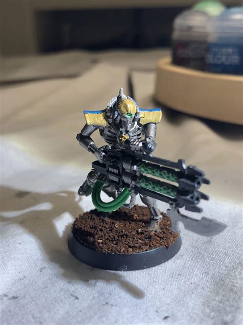 First Necron Ever Painted Candc Please Warhammer