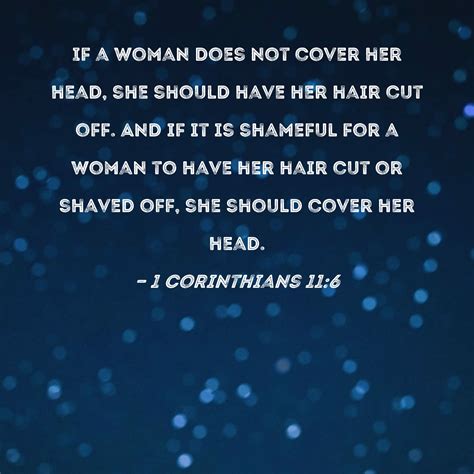 Scripture On Head Covering