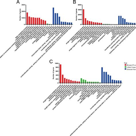 Go Enrichment Analysis Of Degs For Different Comparison Groups Of Cold