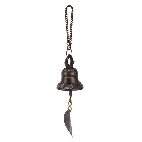 Dinner Bell Nepalese Hand Made Copper Cast Iron Small Bell Wind Chimes