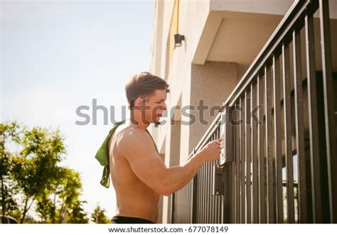 Handsome Sexy Male Athlete Man Naked Stock Photo Shutterstock