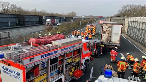 Schwerverletzter Nach Unfall A Bei Braunschweig Wieder Frei