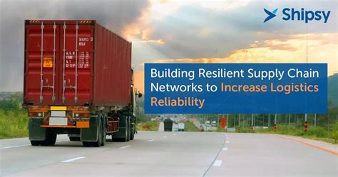 Building Resilient Supply Chain Networks To Increase Logistics