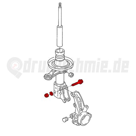 Audi B2 B3 B4 Schrauben Set Federbein Achsschenkel M12 - N10206501 ...
