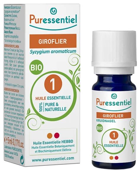 Huile Essentielle Bio Giroflier Puressentiel Flacon De Ml