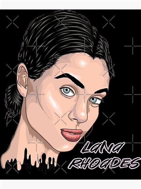 Special Present Lana Rhoades Hot Girls In Circle Lingerie Poster For