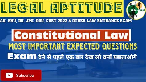 How To Prepare Legal Aptitude For Law Entrance Exam Legal Aptitude For Llb Entrance Cuet