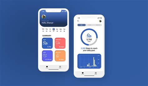 Health App Ui Design 1 Images Behance