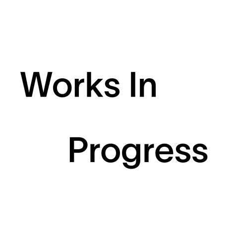 Works In Progress - San Francisco Design Week