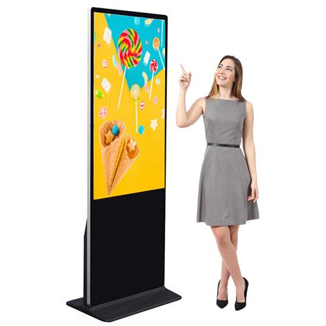 Ad Player Information Floor Standing Digital Signage 4K Totem