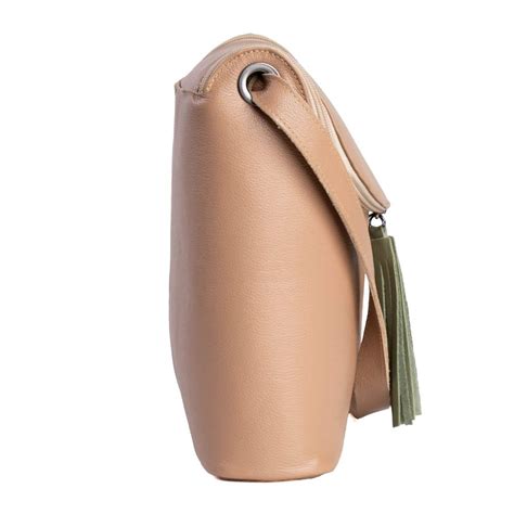 Bolsa Nude Em Couro Al A Regul Vel Sapato Retr Sapato Retro