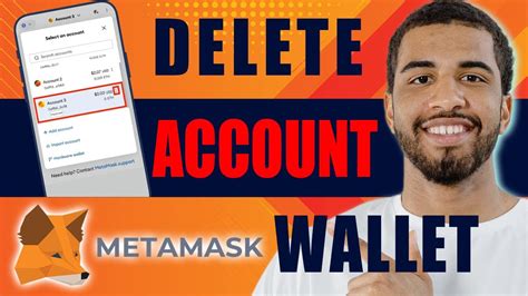 How To Delete Account In Metamask Wallet Youtube