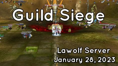 Guild Siege Lawolf Server January Flyff Youtube