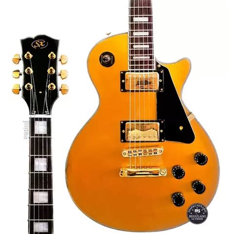 Guitarra Les Paul Sx Eh3 Gd Gold Regulagem Promoção Parcelamento