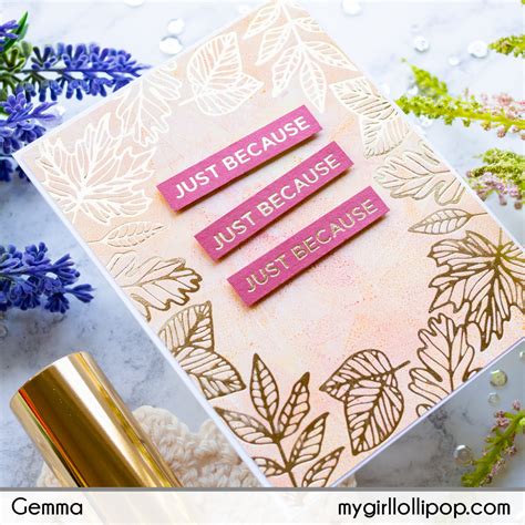 Spellbinders October Glimmer Hot Foil Kit Mygirllollipop