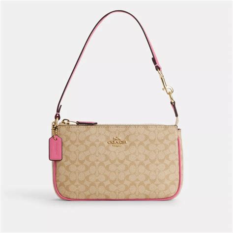 Coach Outlet Nolita In Colorblock Micro Signature Canvas