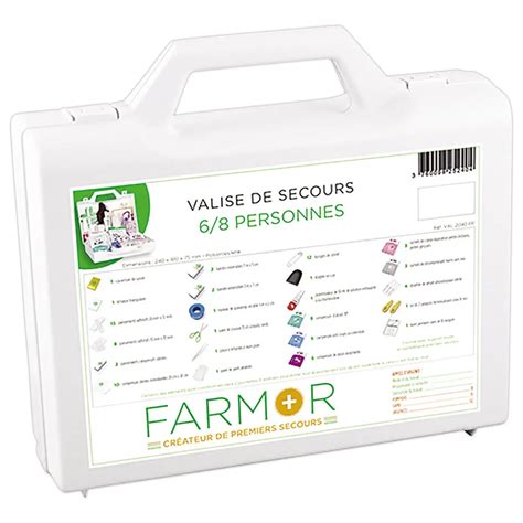 Valise De Secours Multirisques Personnes Farmor Trousses De Secours