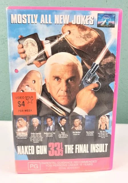 NAKED GUN 33 1 3 Final Insult Vhs Pal Orig Cic Big Box Case Good 8 52 PicClick UK