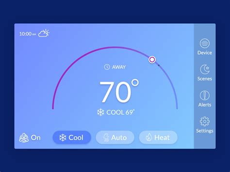 Thermostat Interface Designs Themes Templates And Downloadable