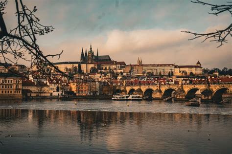 town square  charles bridge  prague stock image image