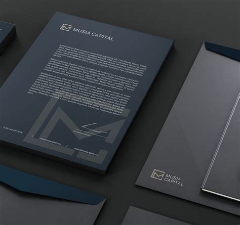 musia capital finance logo branding design  behance