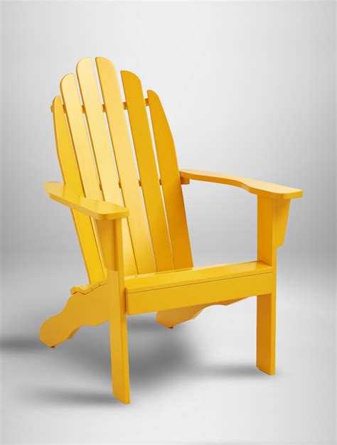 Yellow Adirondack Chair