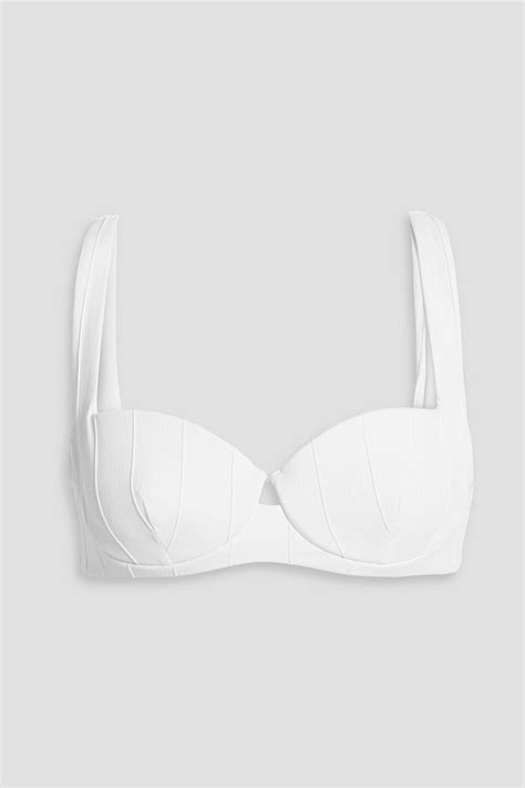 Buy Onia Danica Ribbed Underwired Bikini Top Emerald At Off