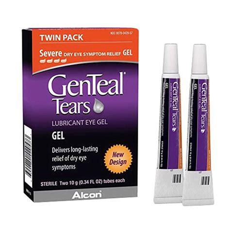 GENTEAL Lubricant Eye Gel, Severe, Twin Pack, 0.34-Ounces Each – BrickSeek