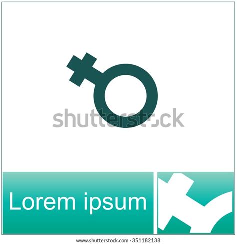 Female Icon Women Sex Signwhite Button Stock Vector Royalty Free Shutterstock