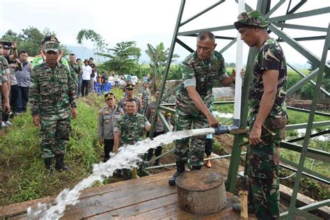 Pangdam Iii Slw Pasang Pompa Hydram Untuk Sawah Di Panenjoan Media