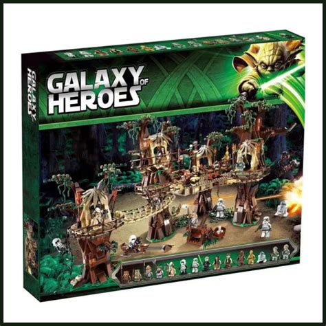 Конструктор Звездные войны Деревня Эвоков, 1990 деталей, совместим с ...