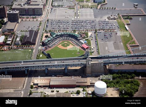 Aerial Photograph Of Rutgers University Baseball Stadium In Camden New