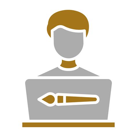 Graphic Designer Vector Icon Style 22492932 Vector Art at Vecteezy