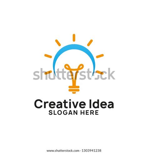 Creative Bright Idea Logo Design Template Stock Vector Royalty Free