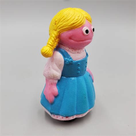 Sesame Street Betty Lou Questor Figure Muppet Miniature Etsy