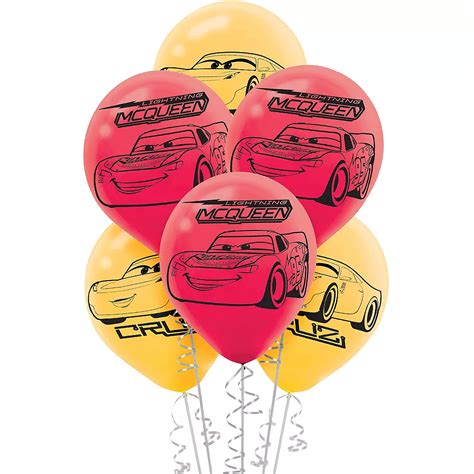 Cars 3 Balloons 6ct | Party City