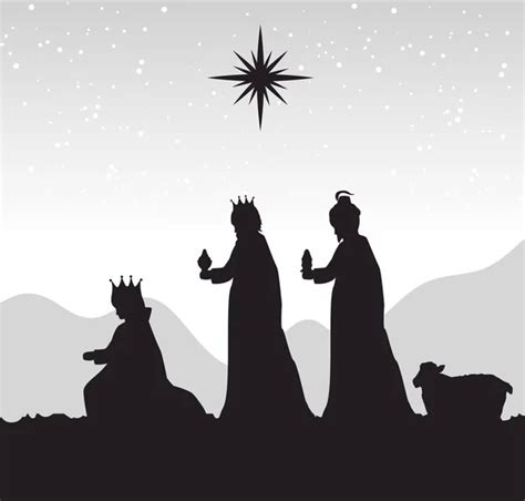 Silhouette Manger Vector Art Stock Images Depositphotos
