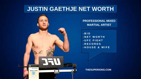 Justin Gaethje Net Worth 2025: Record, Wife, & House