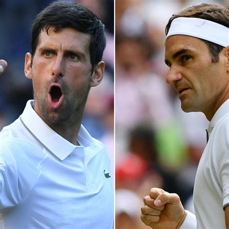 Wimbledon Tennis 2019 Mens Final Novak Djokovic Vs Roger Federer