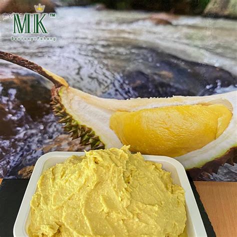 Mk Musang King Durian Kg Pure Frozen Mk Mao Shan Wang Puree