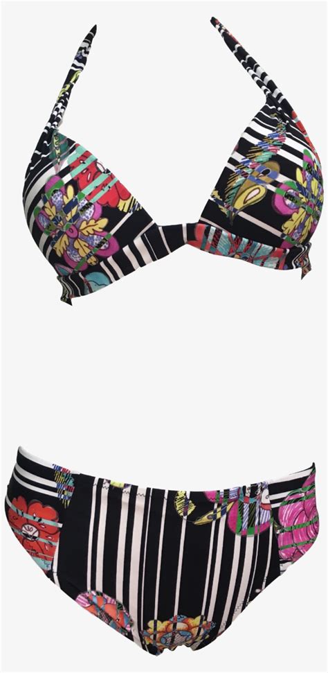 Gottex Floral Halter Bikini Set Bikini Free Transparent Png